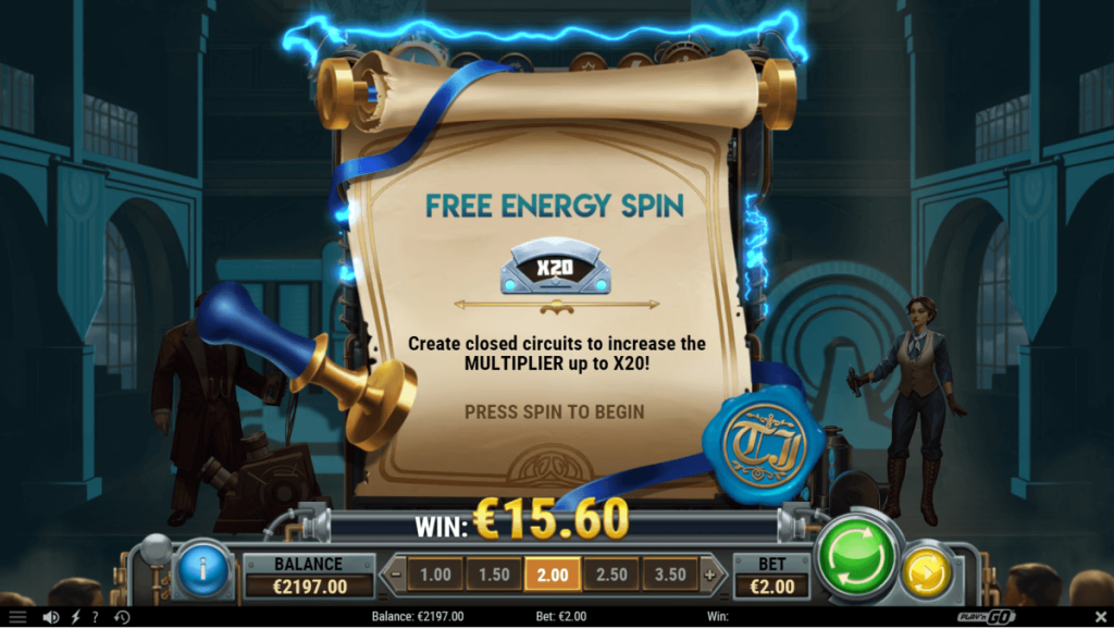 Слот Spark of Genius: Free Energy Spin