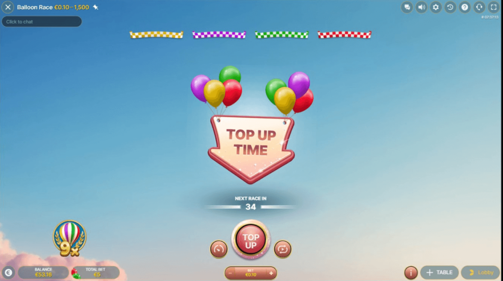 Top Up your multipliers before the Balloon Race