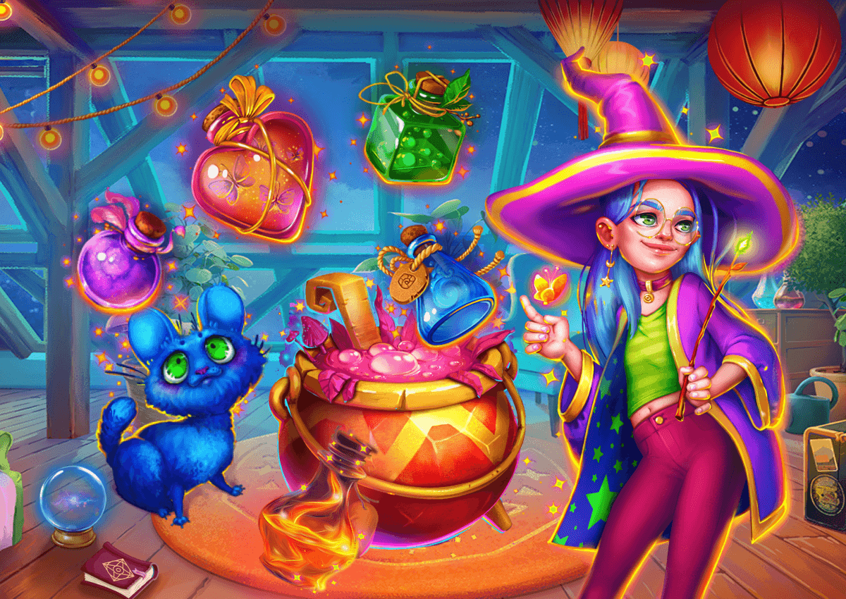 Mystic Magic (Yggdrasil): slot review including demo version, image size:1200x850