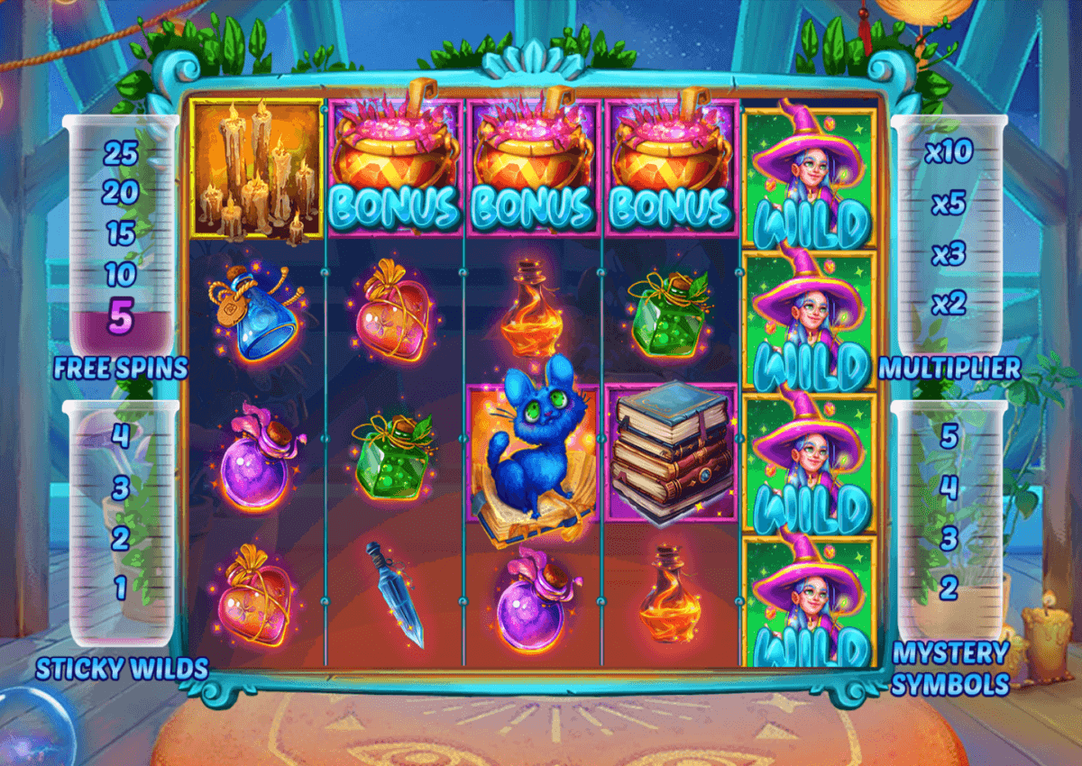 Mystic Magic (Yggdrasil): slot review including demo version, image size:1200x850