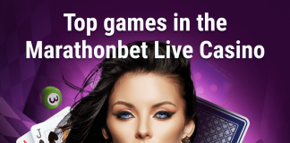 Top games in the Marathonbet Live Casino