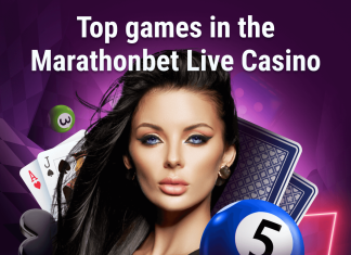 Top games in the Marathonbet Live Casino