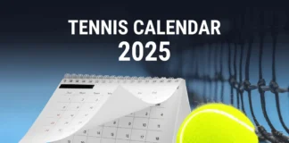 Tennis calendar 2025