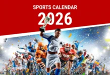 Sports Calendar 2026
