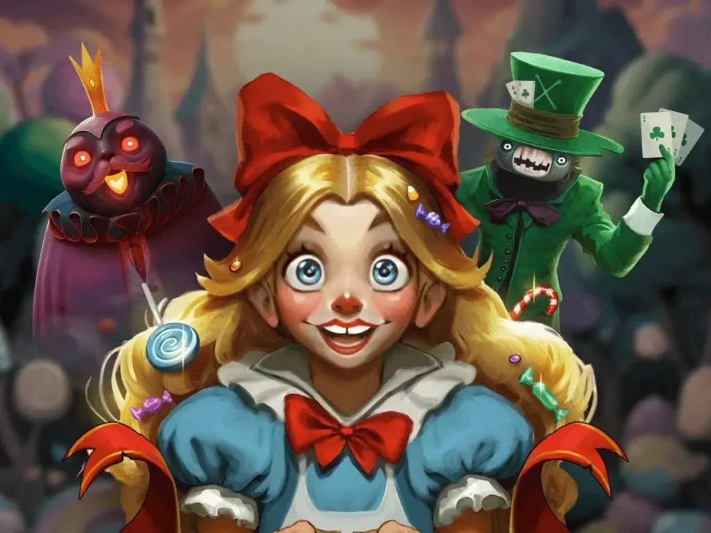Atmosphere of the Greedy Alice slot game